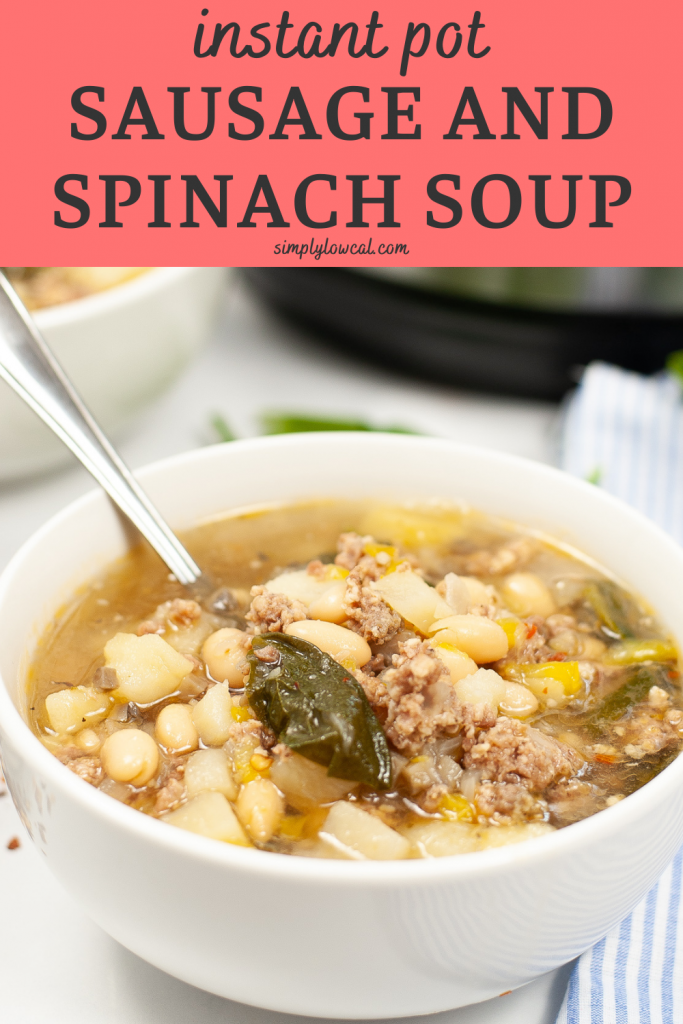 instant pot sausage and spinach soup