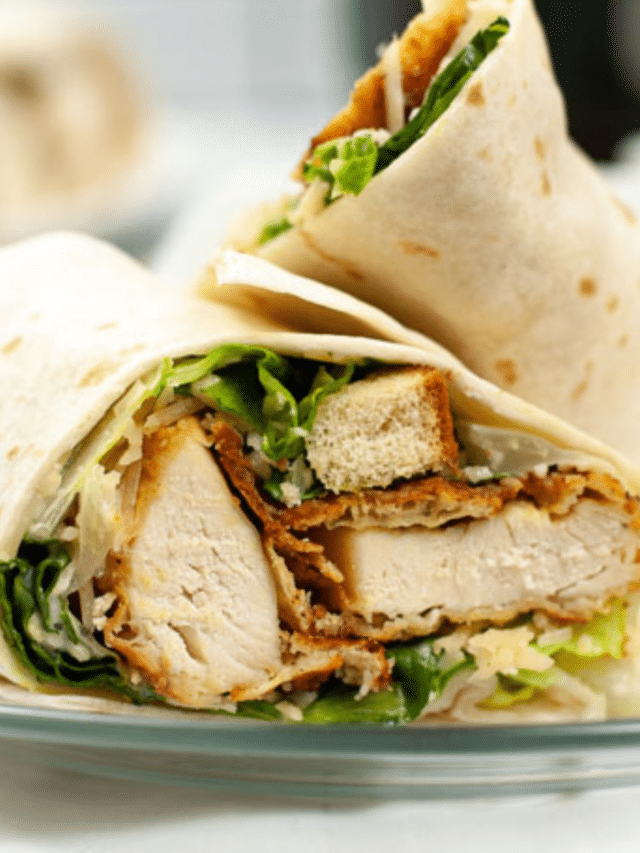 Air Fryer Low-Cal Chicken Caesar Wraps: Crispy and Flavorful!