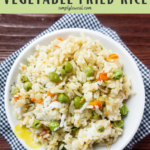 instant pot vegetable fried rice pin