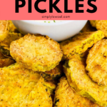 air fried pickles pin