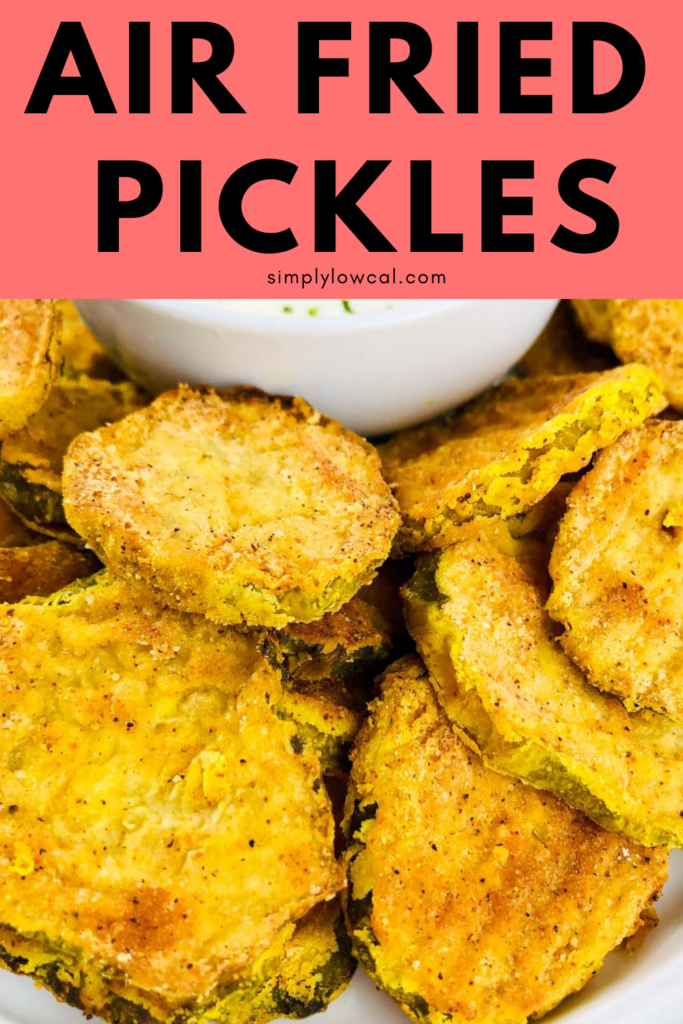 air fried pickles pin