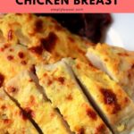 air fryer parmesan crusted chicken Pinterest pin