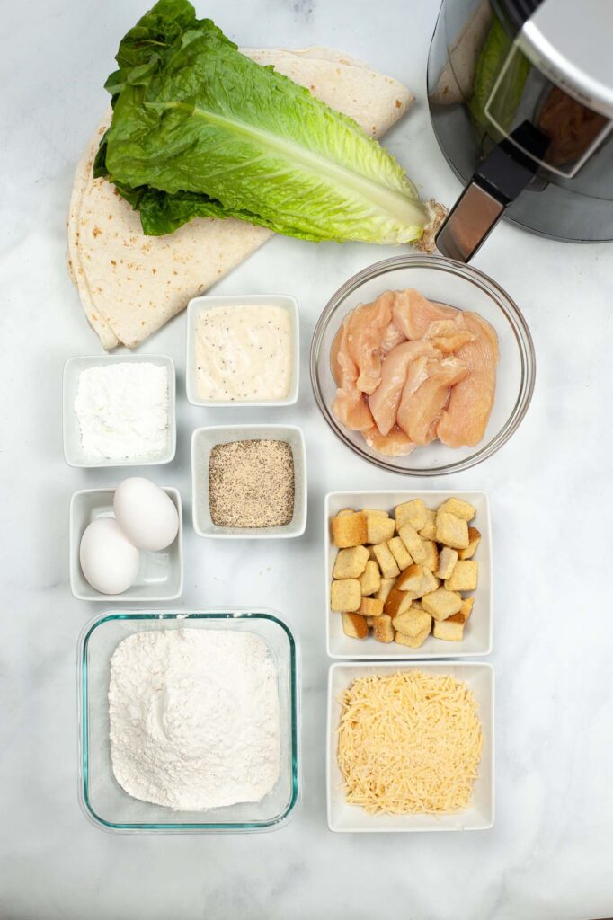 chicken caesar wraps ingredients.