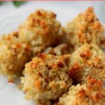 easy air fryer breaded scallops pin