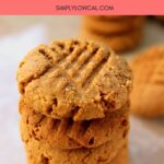 pbfit soft peanut butter cookies pin.