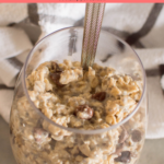 cookie dough overnight oats pin.