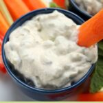 Greek yogurt cucumber dill dip pin.