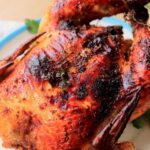 air fryer whole chicken pin.