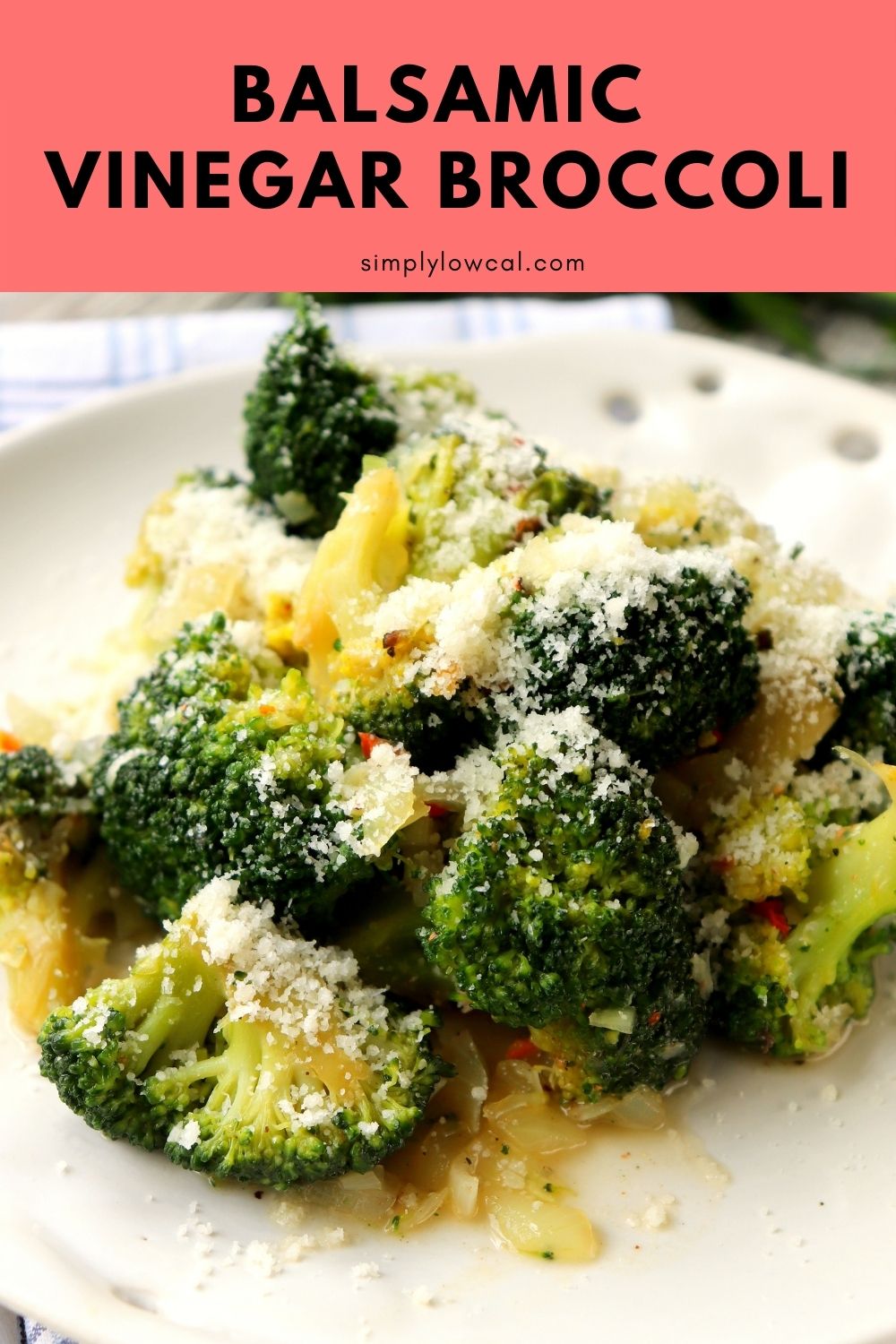Balsamic Vinegar Broccoli Simply Low Cal
