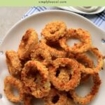 healthy onion rings pin.