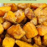 air fryer butternut squash pin.