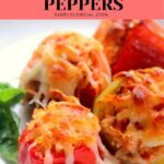 italian style stuffed peppers pin.