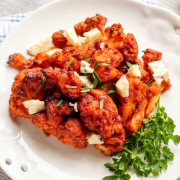 Thumbnail of air fryer buffalo cauliflower bites.