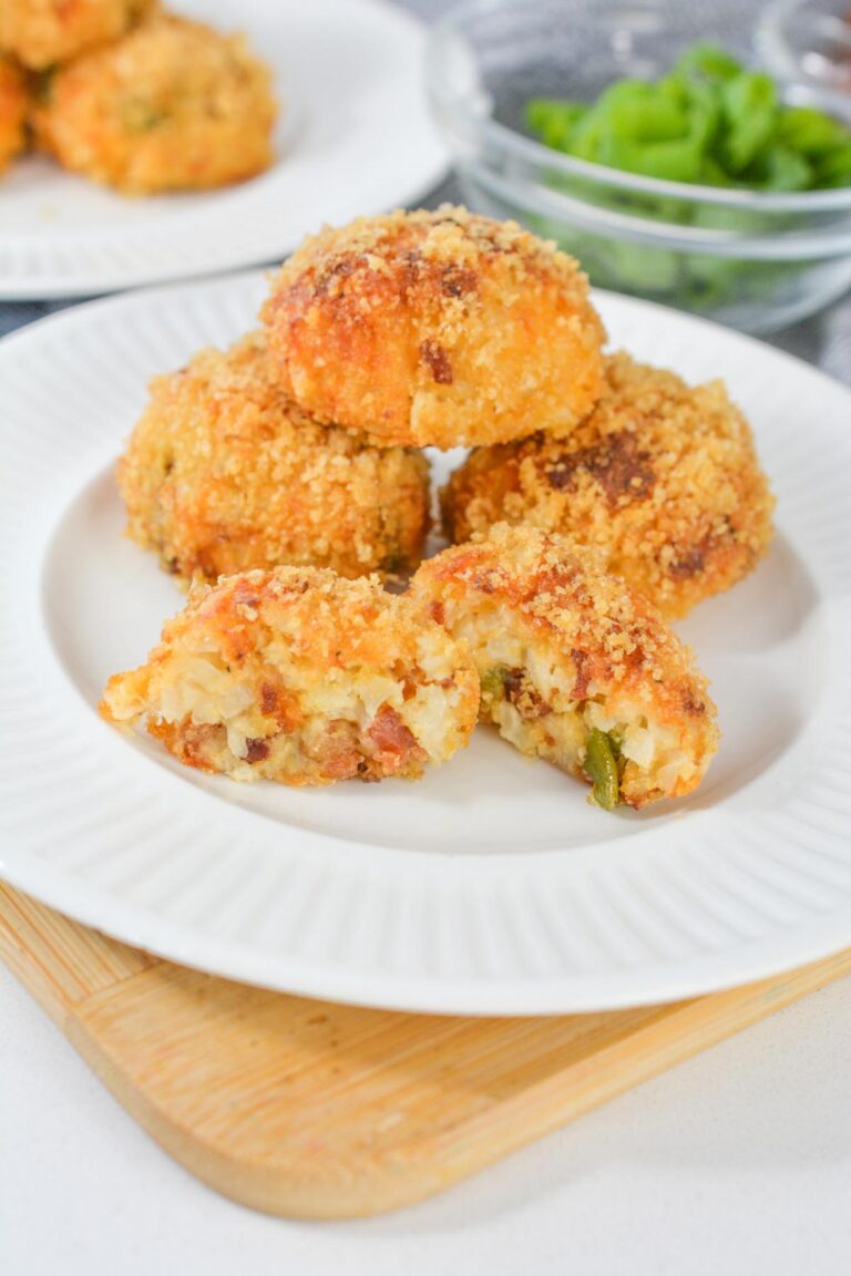 Air Fryer Cauliflower Rice Balls Simply Low Cal