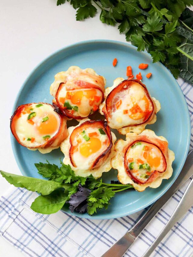 Air Fryer Bacon and Egg Cups Recipe Story - Simply Low Cal
