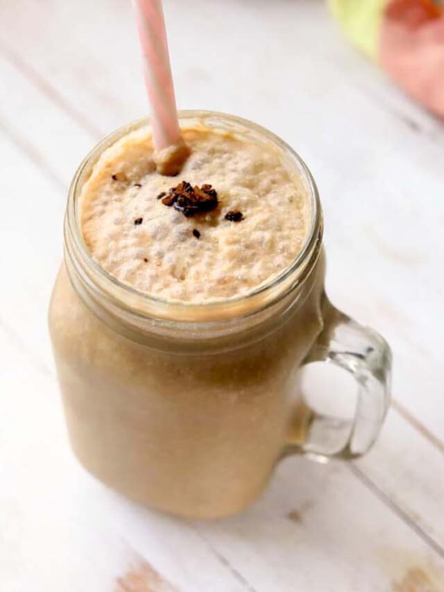Morning Kickstart: Low-Cal Protein Shake with Espresso & Banana