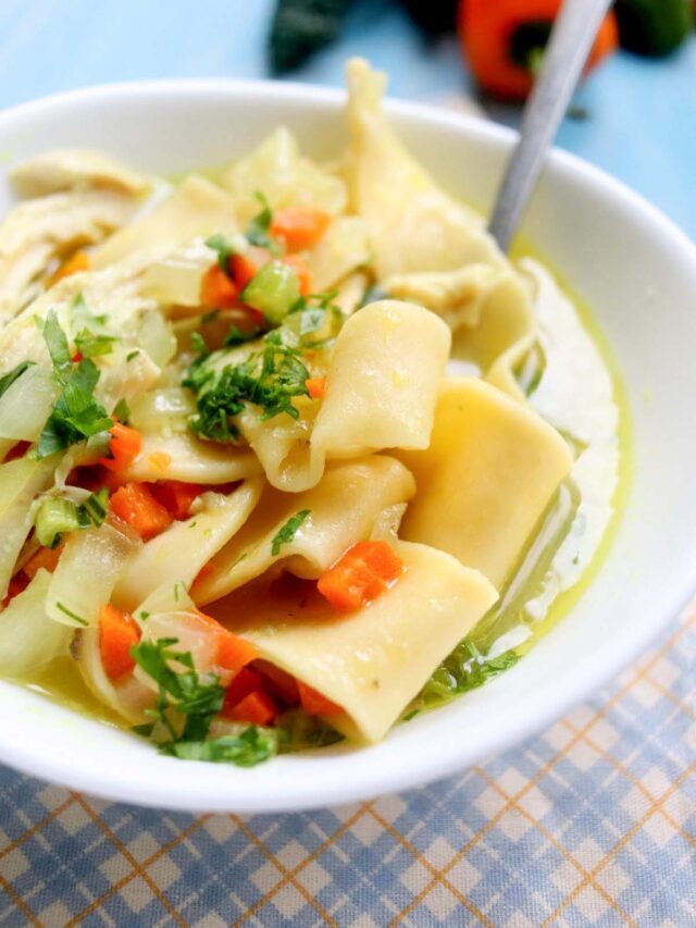 Easy Homemade Chicken Noodle Soup Story