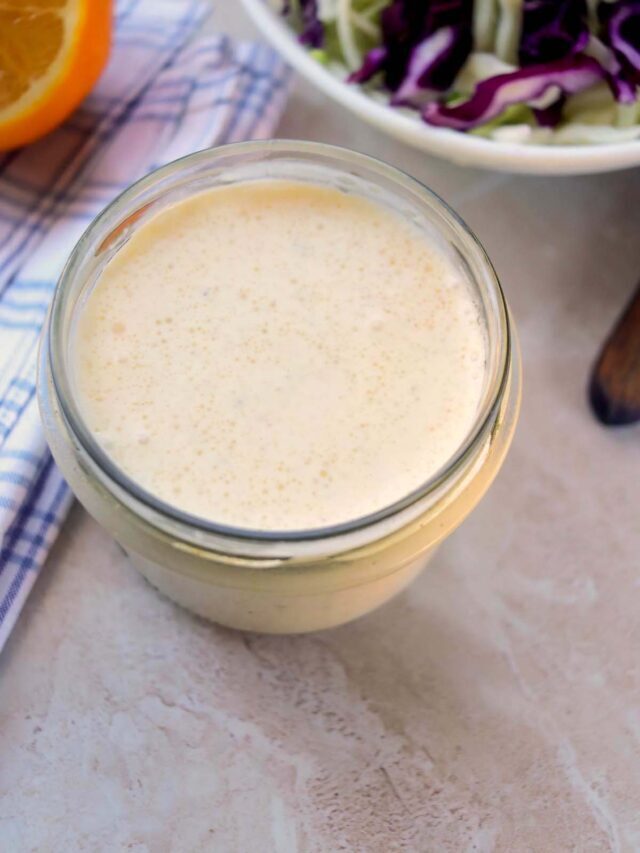Creamy Citrus Salad Dressing Story