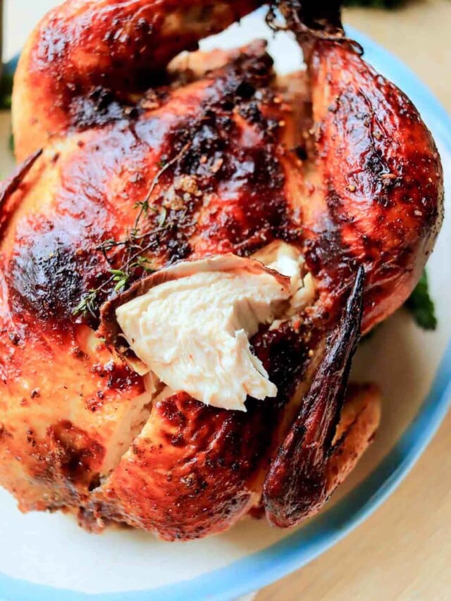 Air-Fried Rotisserie-Style Whole Chicken: Crispy Skin, Moist!