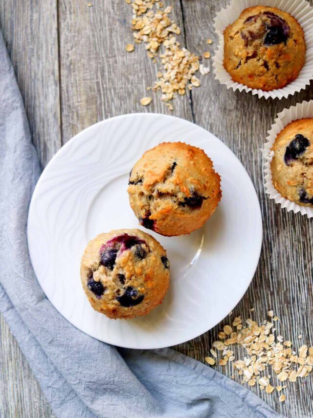 100-Calorie Blueberry Muffins Story