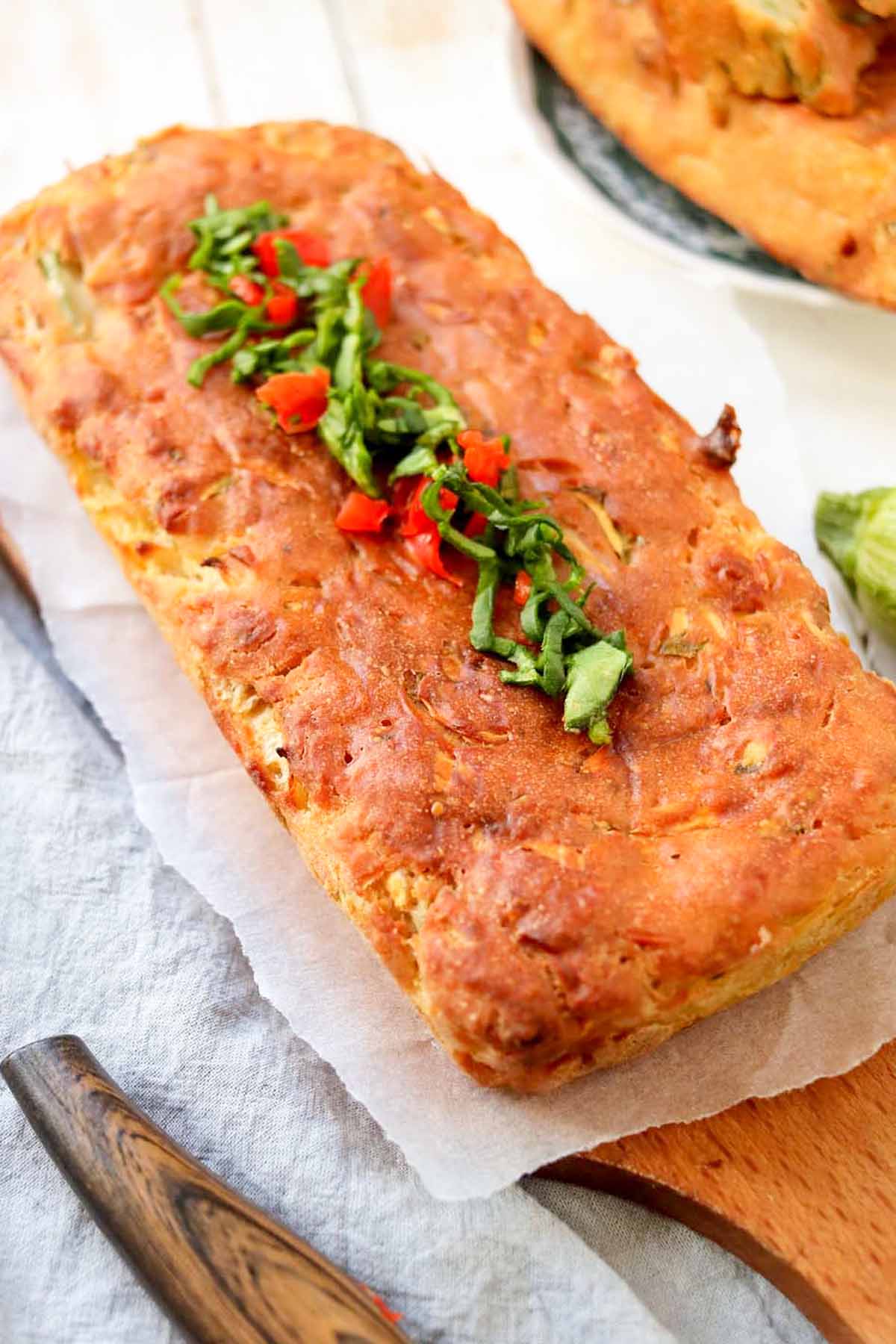 whole loaf of zucchini bread.
