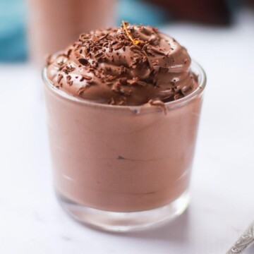 Thumbnail of homemade chocolate pudding without cornstarch.