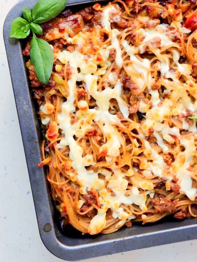 Baked Spaghetti Casserole Story