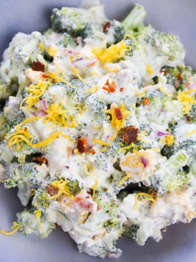 Keto Broccoli Salad Story
