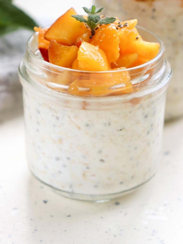 Overnight Oats With Peaches Story