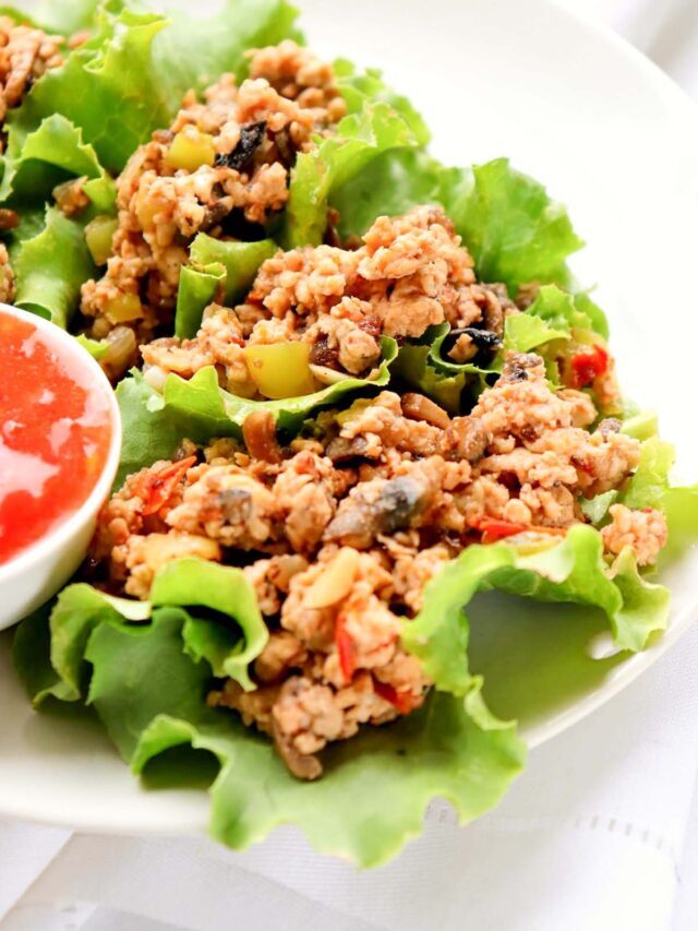 Ground Chicken Thai Lettuce Wraps Story