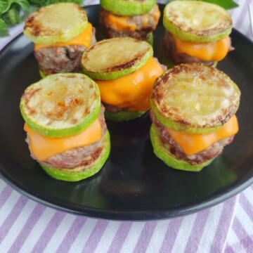 sliders on a plate.