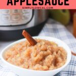 instant pot applesauce pin.