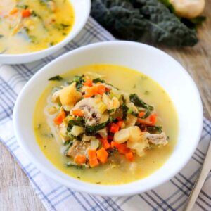 Thumbnail of keto turkey soup.