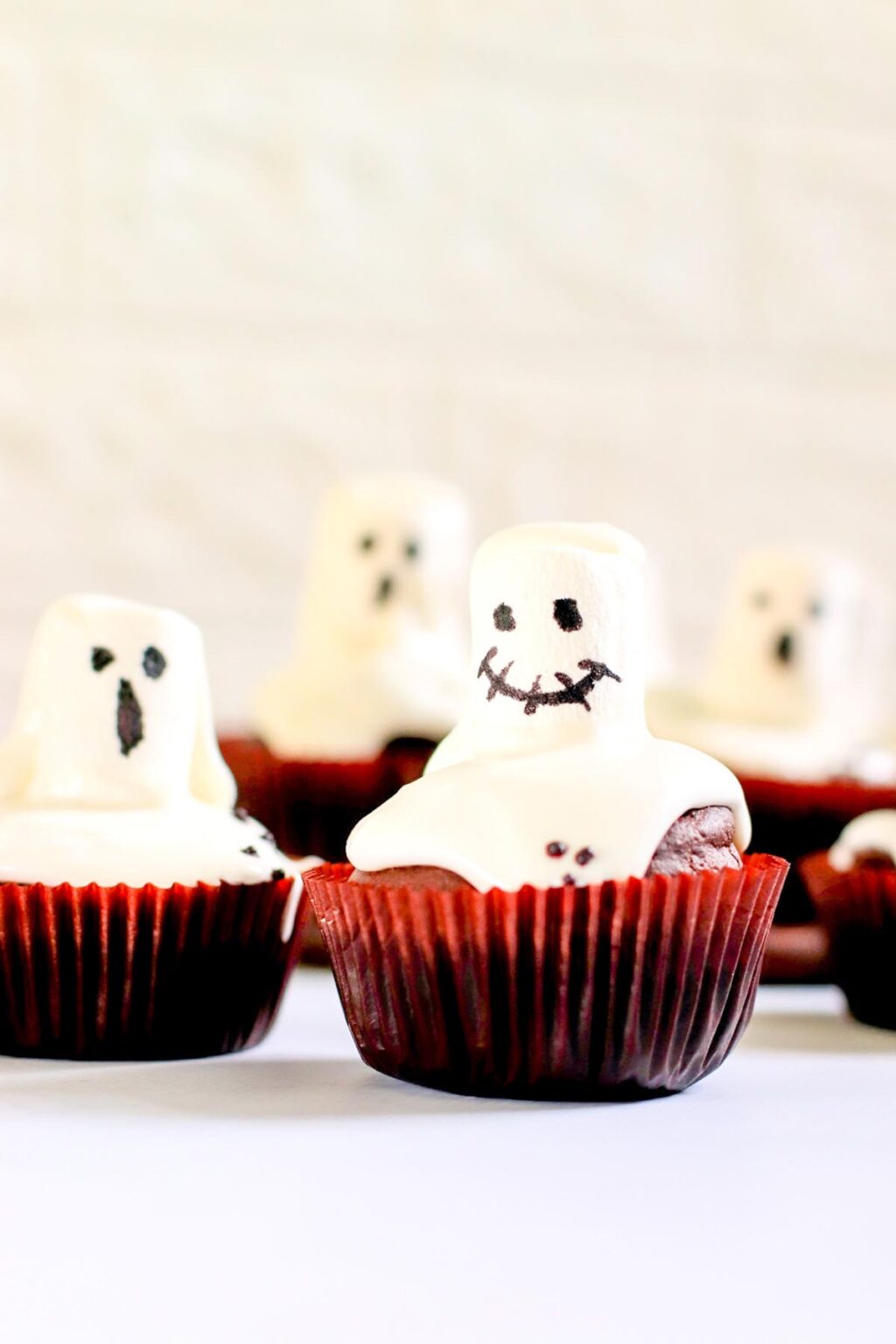 Halloween Ghost Cupcakes Simply Low Cal