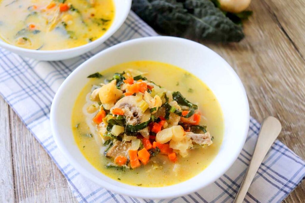 Keto Turkey Soup - Simply Low Cal