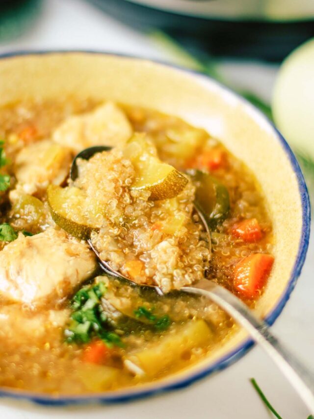 Instant Pot Chicken Quinoa Soup Story