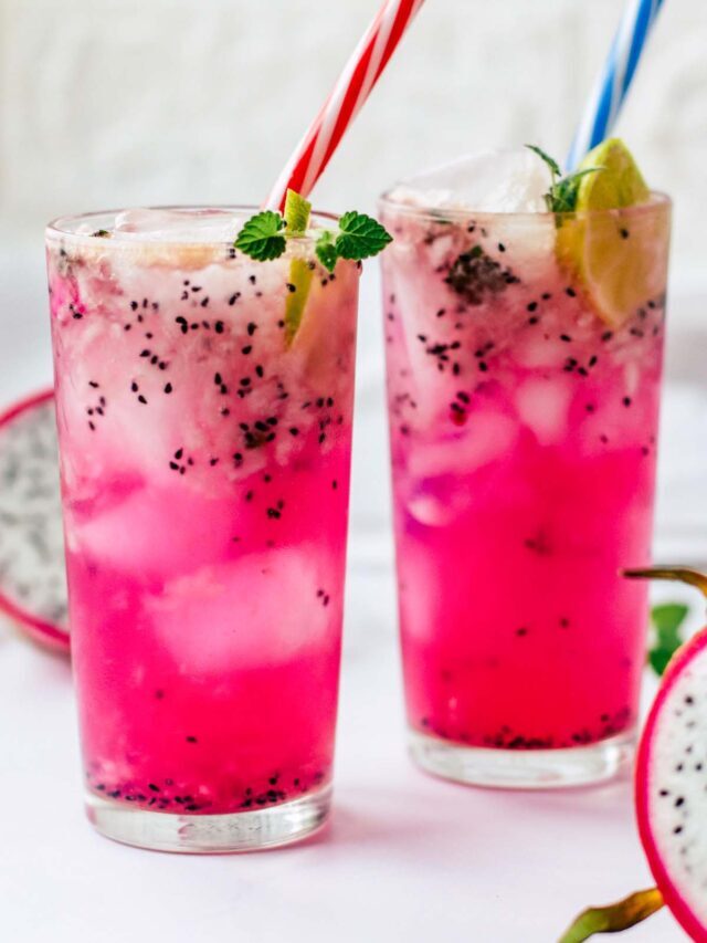 Dragon Fruit Mojito Mocktails Story