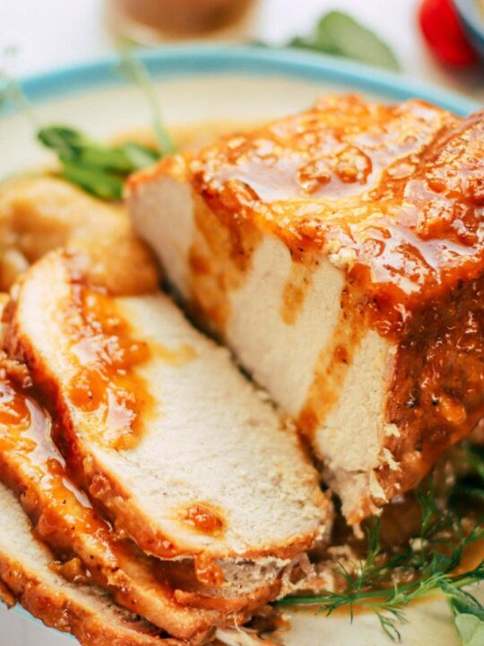 Instant Pot pork loin roast thumbnail picture.
