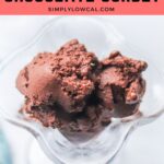 sugar free chocolate sorbet pin.