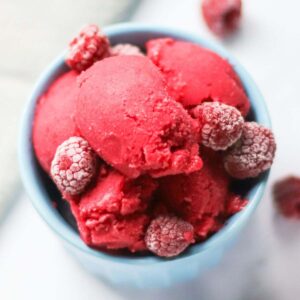 Thumbnail of sugar free raspberry sorbet.