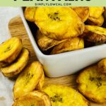 air fryer plantains pin.