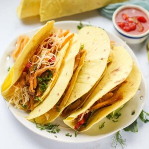 canned jackfruit tacos thumbnail picture.