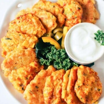 Thumbnail of air fryer corn fritters.