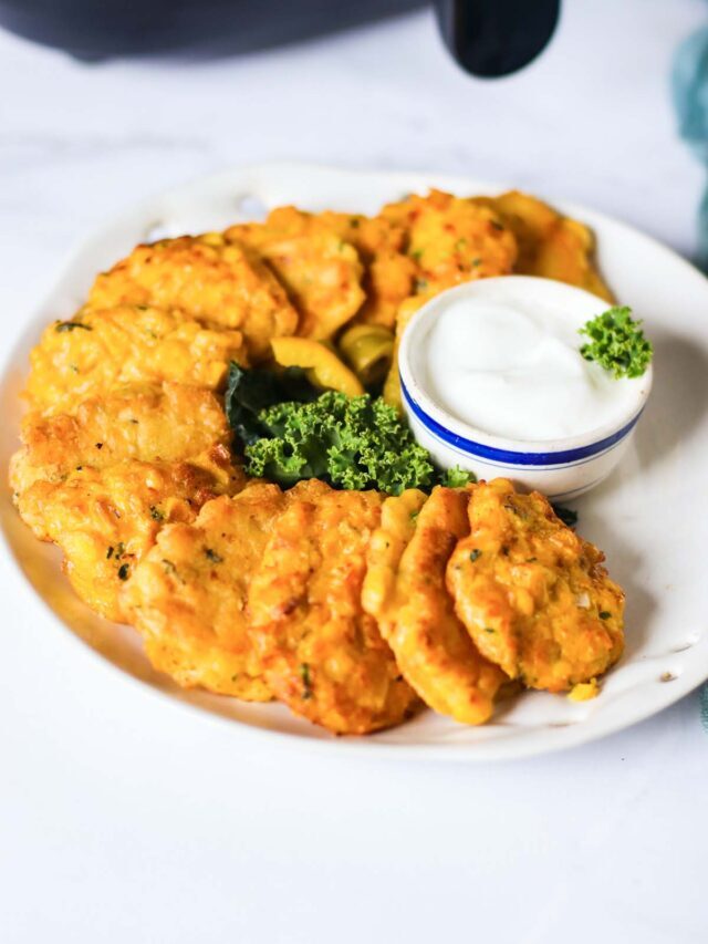 Air Fryer Corn Fritters Story