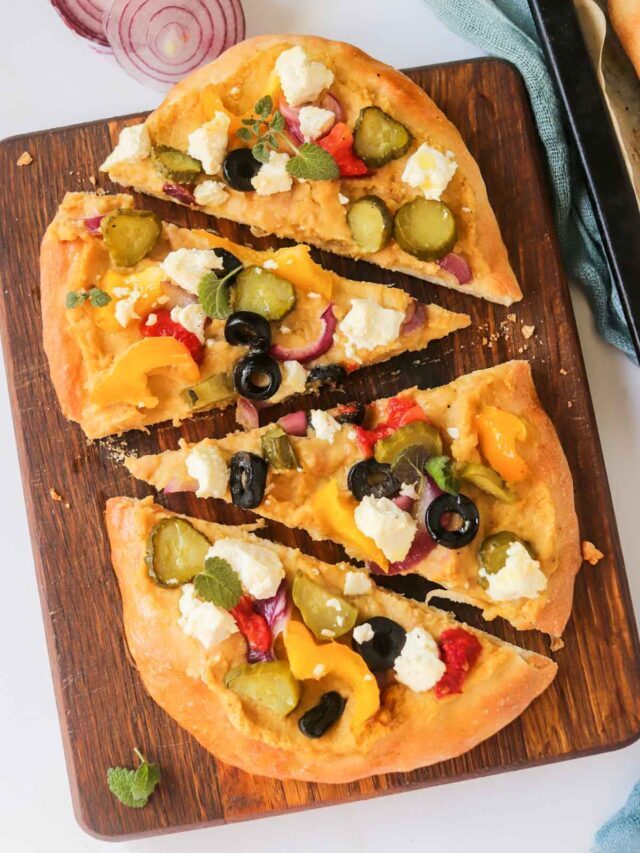 Mediterranean Naan Pizza Story