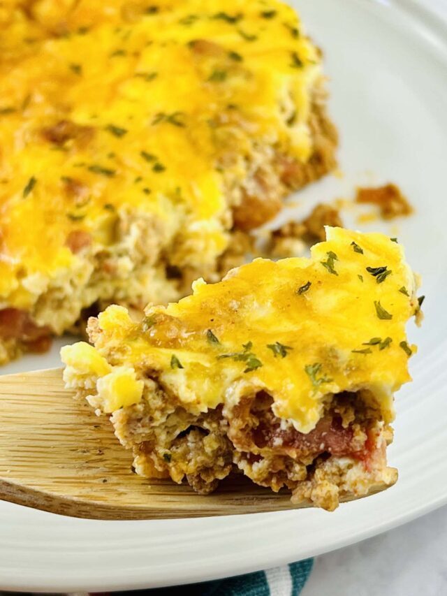Air Fryer Low Carb Taco Casserole Story