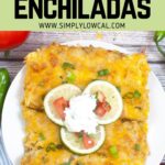 air fryer enchiladas pin.