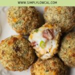 air fryer mashed potato balls pin.