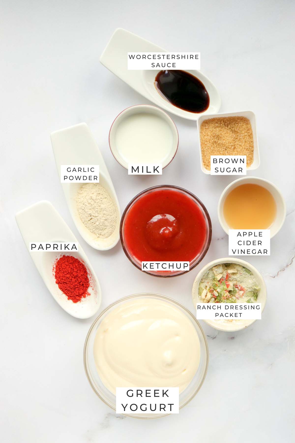bbq ranch dressing labeled ingredients.