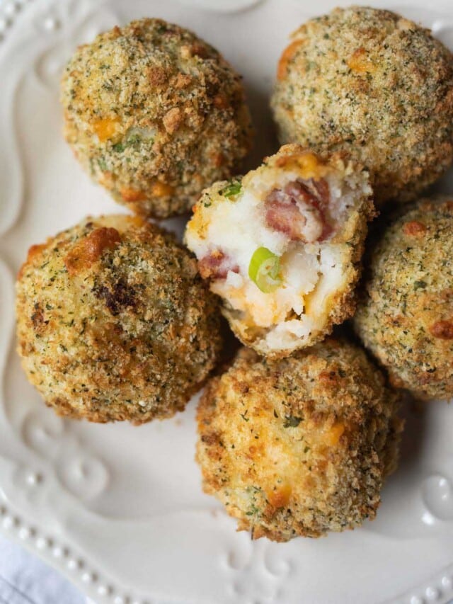 Air Fryer Mashed Potato Balls Story